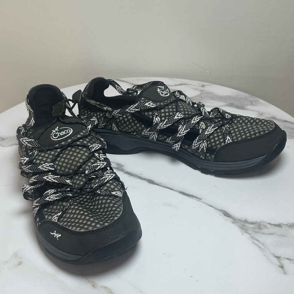 Chaco Trail Sandals Charcoal Black Closed Toe Outdoor Hiking Womens 10